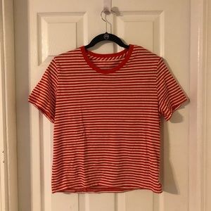 Everlane Box Cut Striped Tee